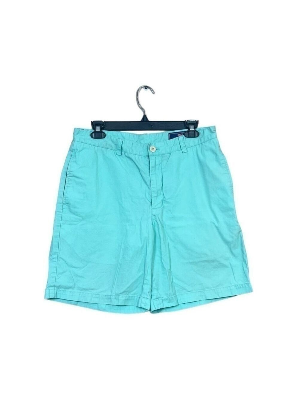 Vineyard Vines Chino Shorts Men's Size 32 Light Blue Flat Front Pockets Golf